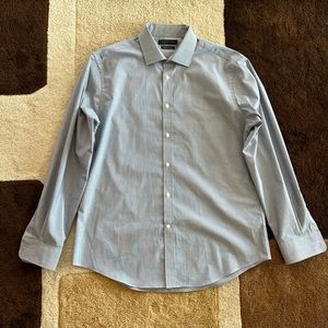 Striped Blue & White Button Down